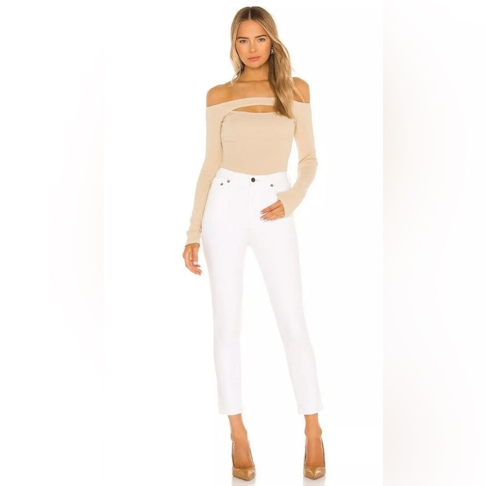 AGOLDE Nico High Rise Slim Jeans Women's Size 27, White, EUC
